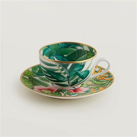 hermes tea cup and saucer